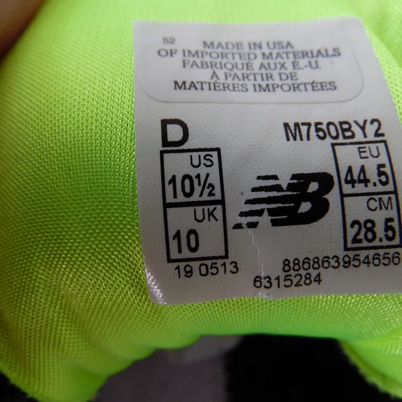 size 10.5 mens new balance running 750v2 shoes worn once :) no insoles - Picture 15 of 16